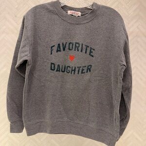 Favorite Daughter Gray Sweatshirt